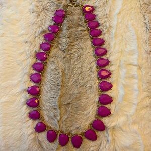 Gorgeous gold and purple necklace! 18” long. 💜